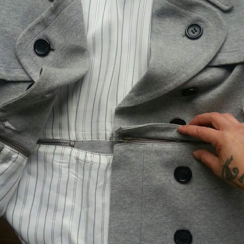 Allsaints Convertable Grey Jacket - image 5